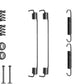 Mintex MBA819 Accessory Kit, brake shoes