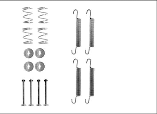 TEXTAR 97043400 Brake Shoe Fitting Kit