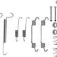 TEXTAR 97011800 Brake Shoe Fitting Kit