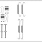 TEXTAR 97042700 Brake Shoe Fitting Kit