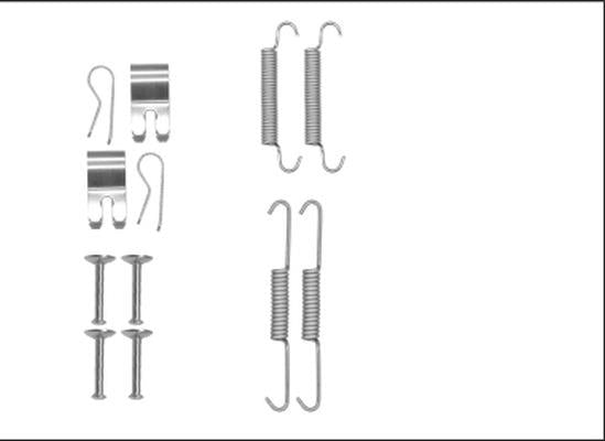 TEXTAR 97042700 Brake Shoe Fitting Kit
