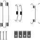 TEXTAR 97032400 Brake Shoe Fitting Kit