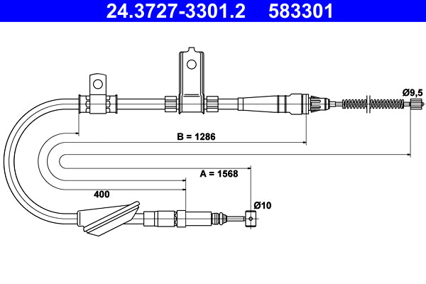 BOSCH 1987477903 Parking Brake Cable Pull
