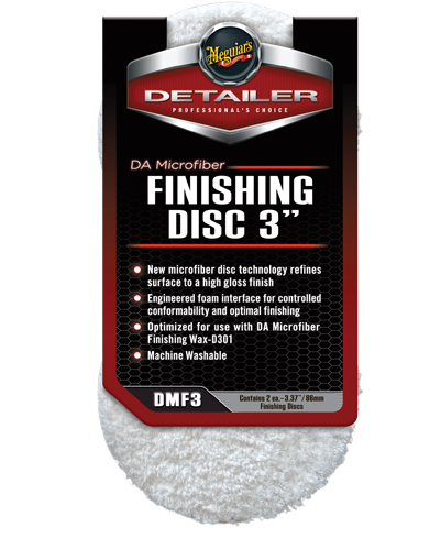 Meguiars DMF3 DA Microfibre Finishing Disc 3" 2 Pack