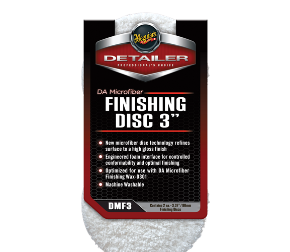 Meguiars DMF3 DA Microfibre Finishing Disc 3" 2 Pack
