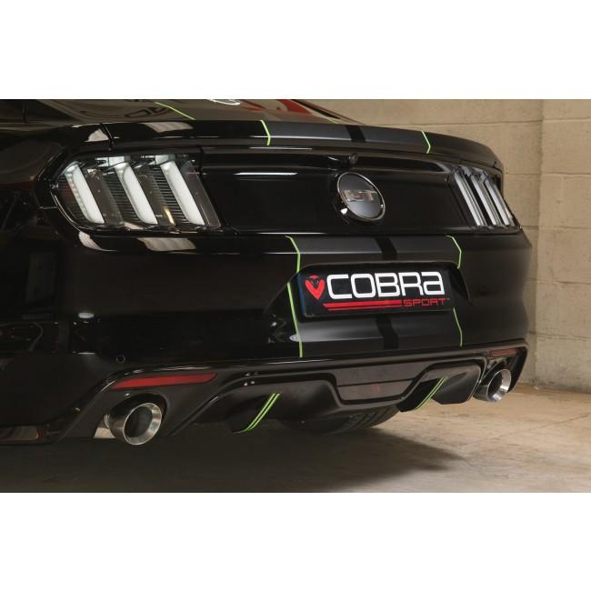 Cobra Exhaust Ford Mustang 5.0 V8 GT Fastback (2015-18) 2.5" Venom Box Delete Race Cat Back Performance Exhaust
