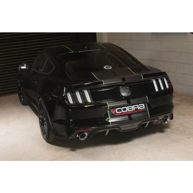 Cobra Exhaust Ford Mustang 5.0 V8 GT Fastback (2015-18) 2.5" Venom Box Delete Race Cat Back Performance Exhaust