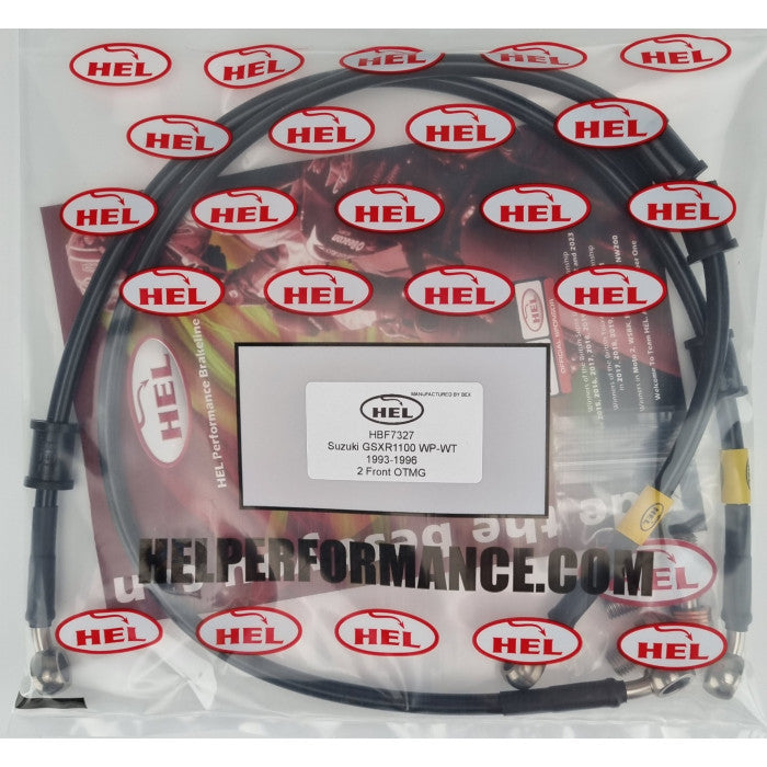HEL Performance CL-HBF7327-FRONT Over The Mudguard Braided Brake Lines | ML Performance Car Parts