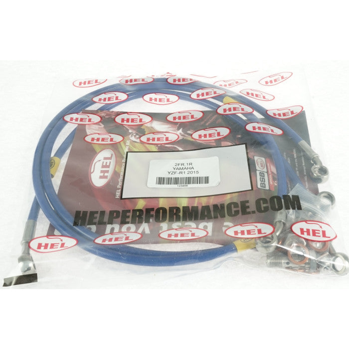 HEL Performance CL-HBK9049 ABS Delete (Track Only) Full Length Race Braided Brake Lines | ML Performance Car Parts