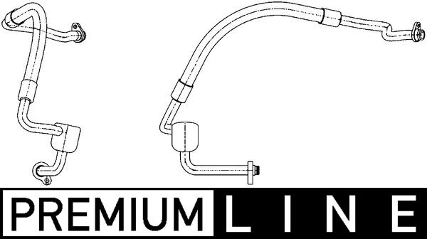 MAHLE AP124000P Air Conditioning Low Pressure Line