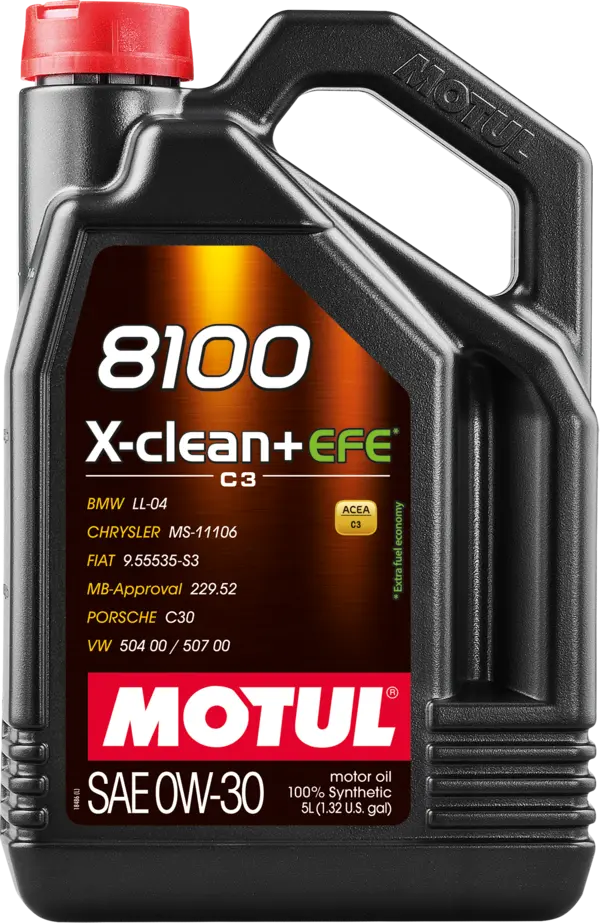 Motul 111678 8100 X-CLEAN+ EFE 0W-30 5L