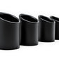 IND F8X M2C / M3 / M4 Matte Black Coated Exhaust Tip Set
