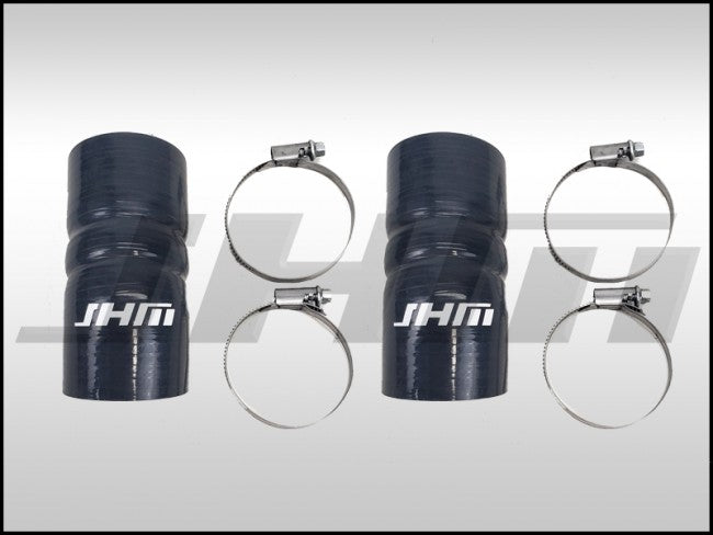 JHM JHM-079145834D Turbo Outlet to Throttle Body Inlet hoses-PAIR (Silicone)-kit w clamps for C7 S6-S7-RS7 and D4 A8-S8 4.0T