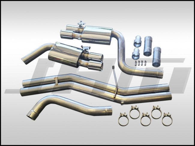 JHM JHM-40TCBEV-C75S6 Exhaust - 3" Performance Cat-back (RACE) - Valved - (JHM) for C7.5-S6 4.0T
