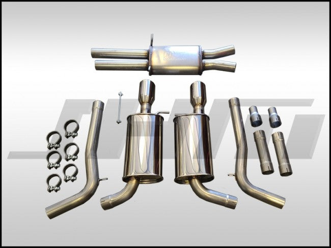 JHM JHM-C6A630TCBE Exhaust - - 2.5" Performance Cat-back for C6-A6 3.0T