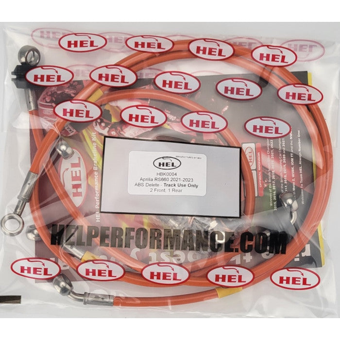 HEL Performance CL-HBK0004 ABS Delete Full Length Race Brake Lines Stainless Steel Braided | ML Performance Car Parts