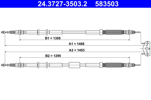 BOSCH 1987477948 Parking Brake Cable Pull