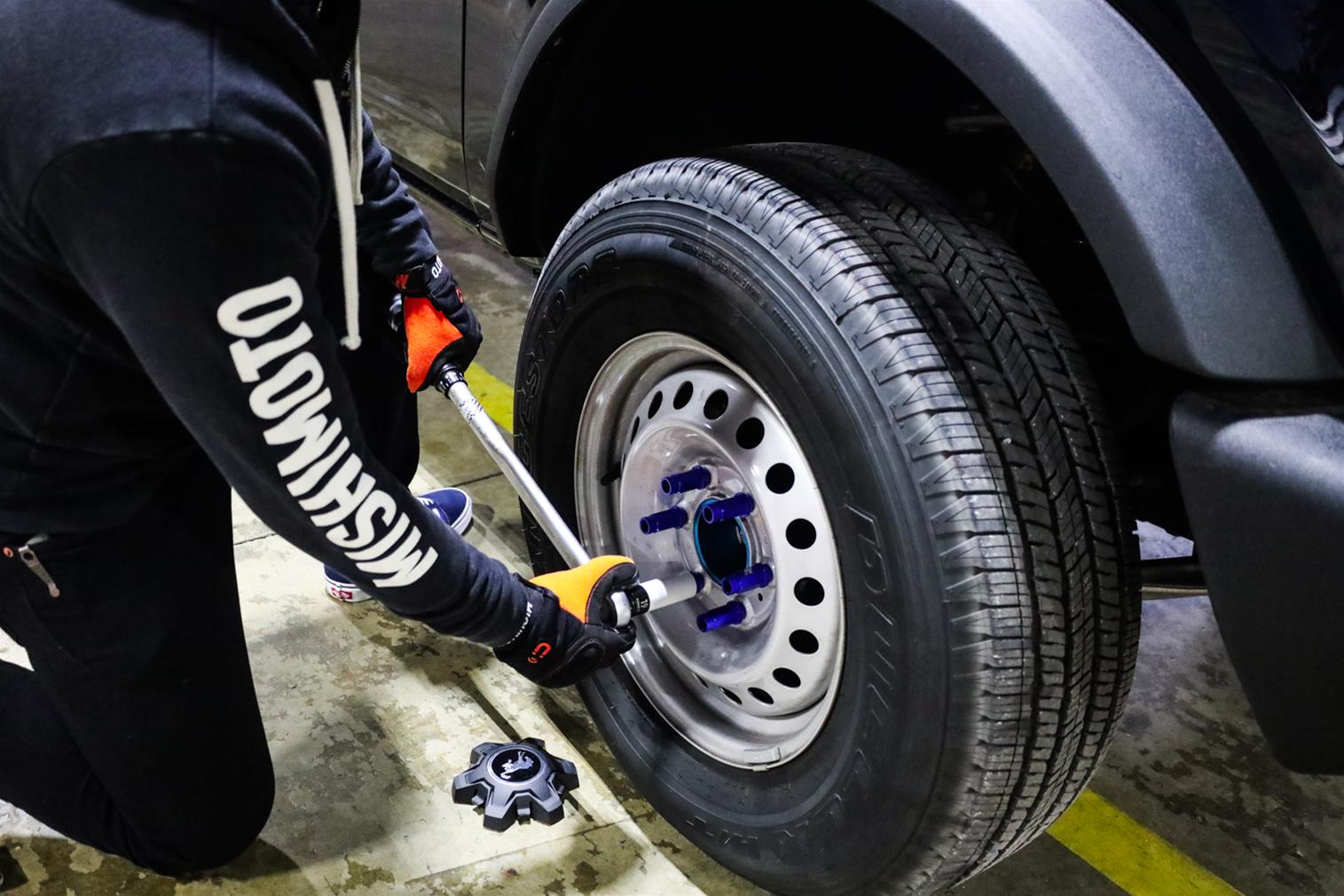 Mishimoto MMLG-15-27LBK Aluminum Locking Lug Nuts for 2021-2025 BRONCO