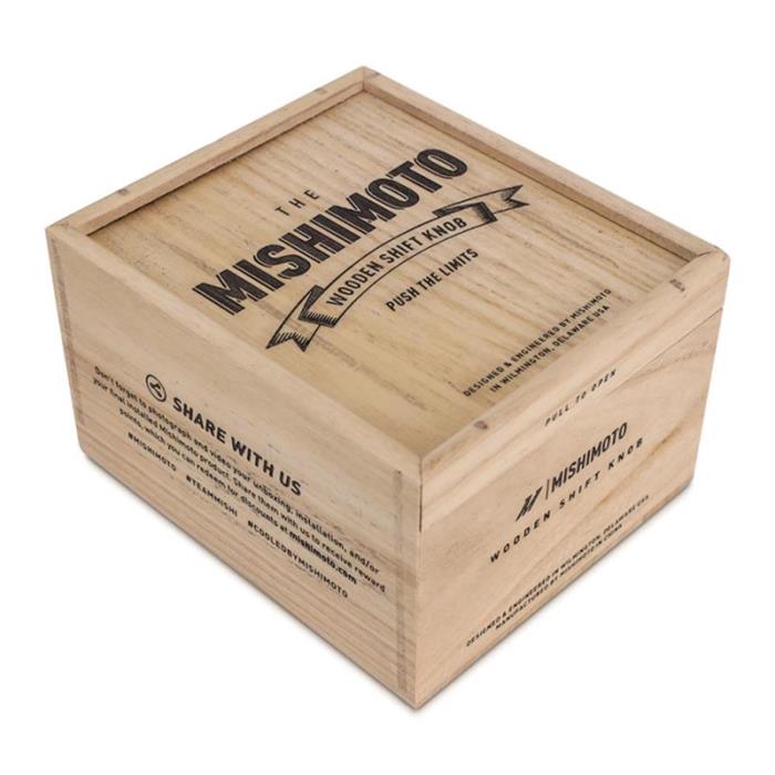 Mishimoto MMSK-WD-SBE Steel Core Woodgrain Shifter Knobs