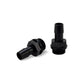 Mishimoto MMFT-M20-12BK M20x1.5 1/2", Hose Barb Aluminum Fittings, Pack of 2