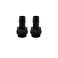 Mishimoto MMFT-M20-12BK M20x1.5 1/2", Hose Barb Aluminum Fittings, Pack of 2