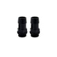 Mishimoto MMFT-M20-34BK M20x1.5 3/4", Hose Barb Aluminum Fittings, Pack of 2