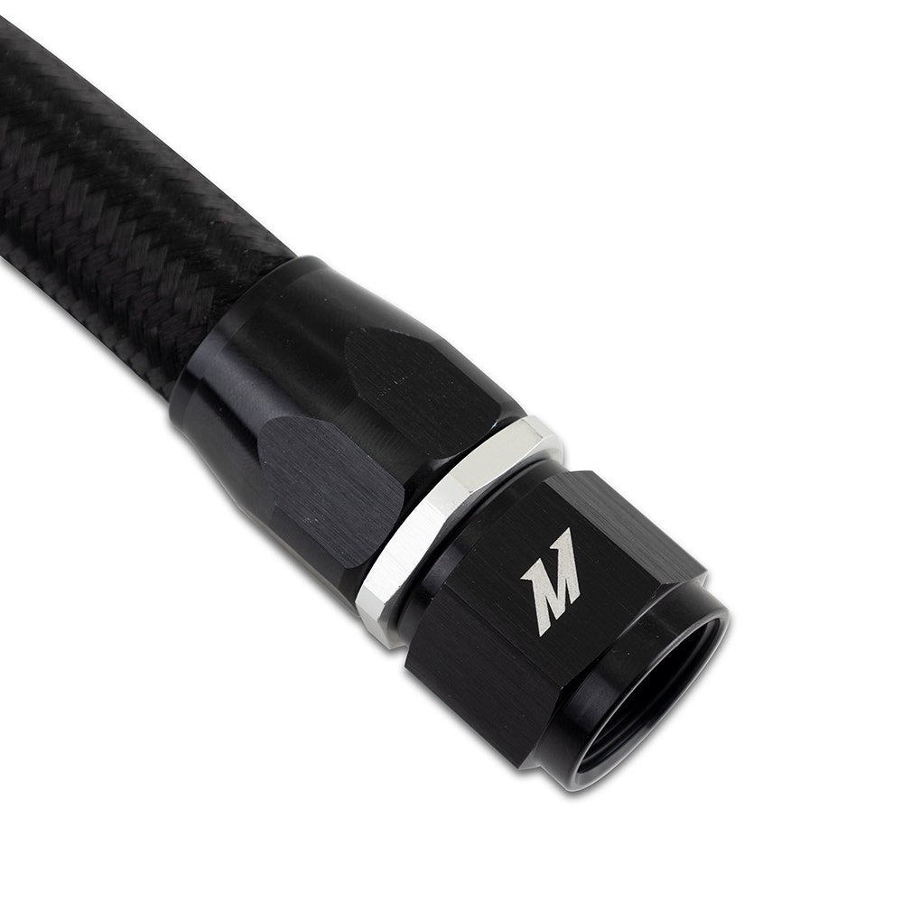 Mishimoto MMSBH-10-5NBK Nylon Wrapped Stainless-Steel Braided Hose, -10AN, 5ft