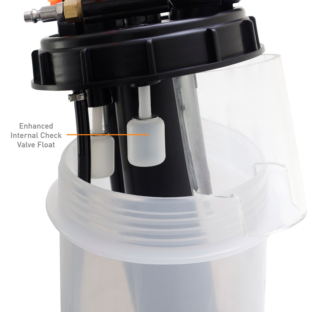 Mishimoto MMTL-FEX-MP95 Fluid Extractor, Manual and Pneumatic, 9.5L