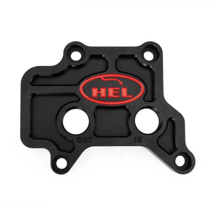 HEL Performance OCTO-005 Oil Cooler Engine Take Off Plate | ML Performance Car Parts