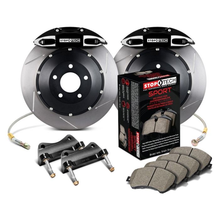StopTech 83.657.0057.51 Sport Big Brake Kit - Rear - 355x32mm Slotted - ST-41 Black