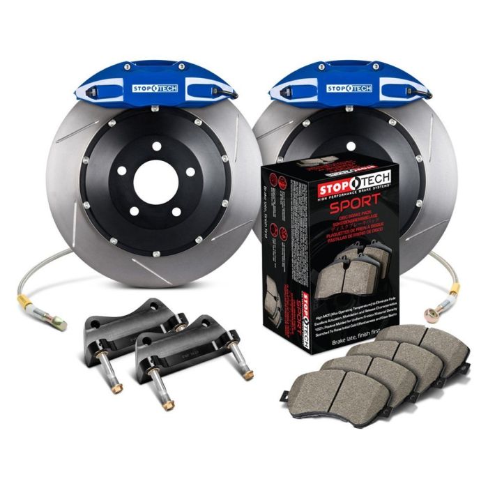 StopTech 83.508.0058.51 Sport Big Brake Kit - Rear - 380x32mm Slotted - ST-41 Black