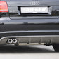 Rieger 00088246 Audi 8P A3 Rear Diffuser for Twin Tailpipe Left for Left Twin Tailpipe - Glossy Black