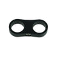 Turbozentrum 248914 Hose Holder 2 x 19,5mm AN -10 / Dash 10 - black