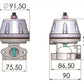 Turbozentrum 249038 SPA Wastegate MCS 35mm L-Flansch silber