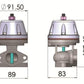 Turbozentrum 249043 SPA Wastegate MCS 41mm silber