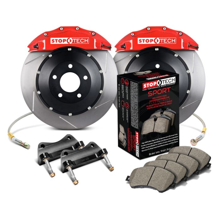 StopTech 83.894.6700.71 Sport Big Brake Kit - Front - 355x32mm Slotted - ST-60 Red