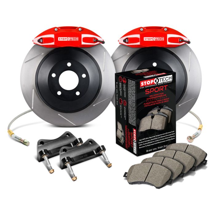 StopTech 82.886.5100.71 Touring Big Brake Kit - Front - 312x25mm Slotted - ST-41 Red