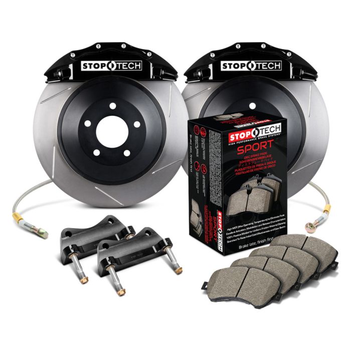 StopTech 82.335.6800.51 Touring Big Brake Kit - Front - 380x32mm Slotted - ST-65 Black