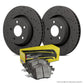 Hawk Performance HKC5132.350Z Brake Kit - PC Pads & Talon Slotted & Drilled Discs Rear