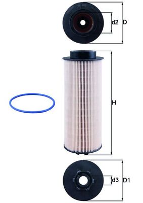 Mahle KX262D - Fuel Filter