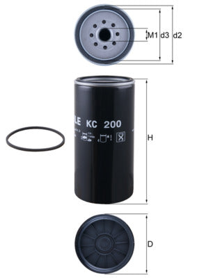 Mahle KC200 - Fuel Filter