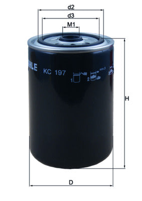 Mahle KC197 - Fuel Filter