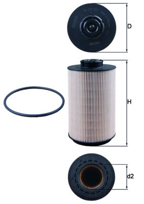 Mahle KX230D - Fuel Filter