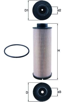 Mahle KX73/2D - Fuel Filter