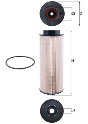 Mahle KX261D - Fuel Filter