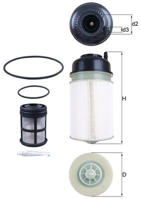 Mahle KX406KIT - Fuel Filter