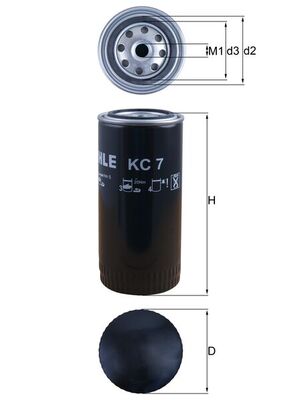 Mahle KC7 - Fuel Filter