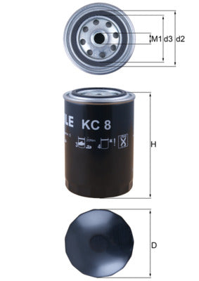 Mahle KC8 - Fuel Filter