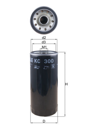 Mahle KC300 - Fuel Filter