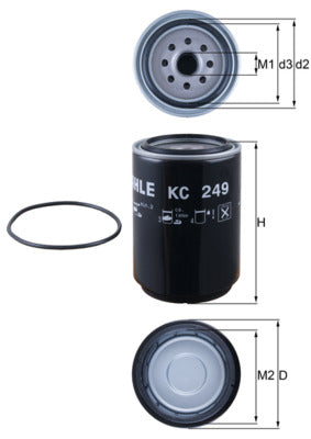 Mahle KC249D - Fuel Filter